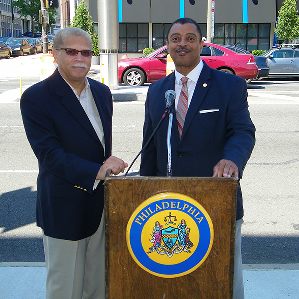 Kenneth at podium
